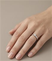 Anello Miss Miss Donna solitario in Oro bianco Diamante 0.24 Ct AN SOLITARIO 0.24 F VS - AN SOLITARIO 0.24 F VS